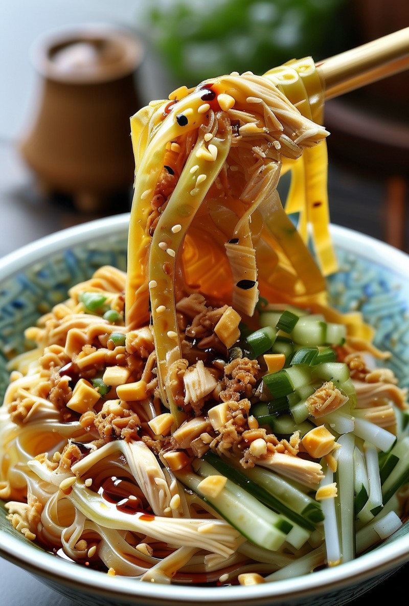 鸡丝凉面