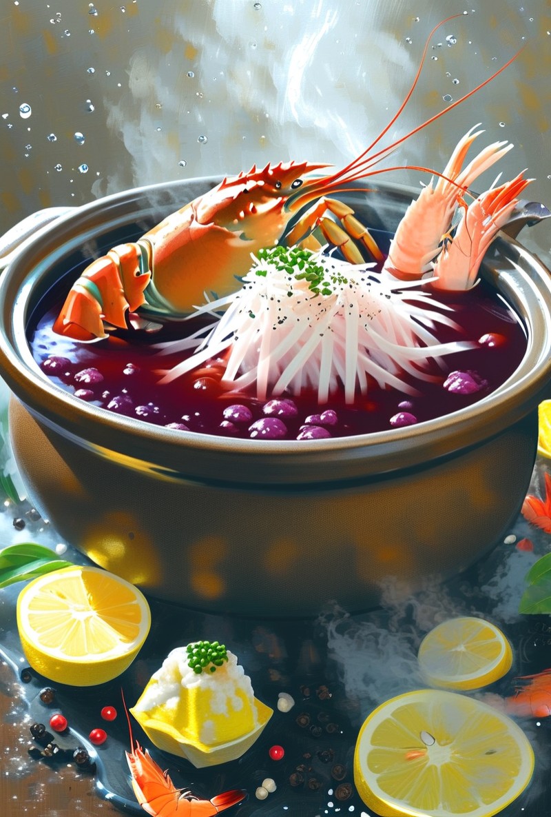 风味海鲜面​